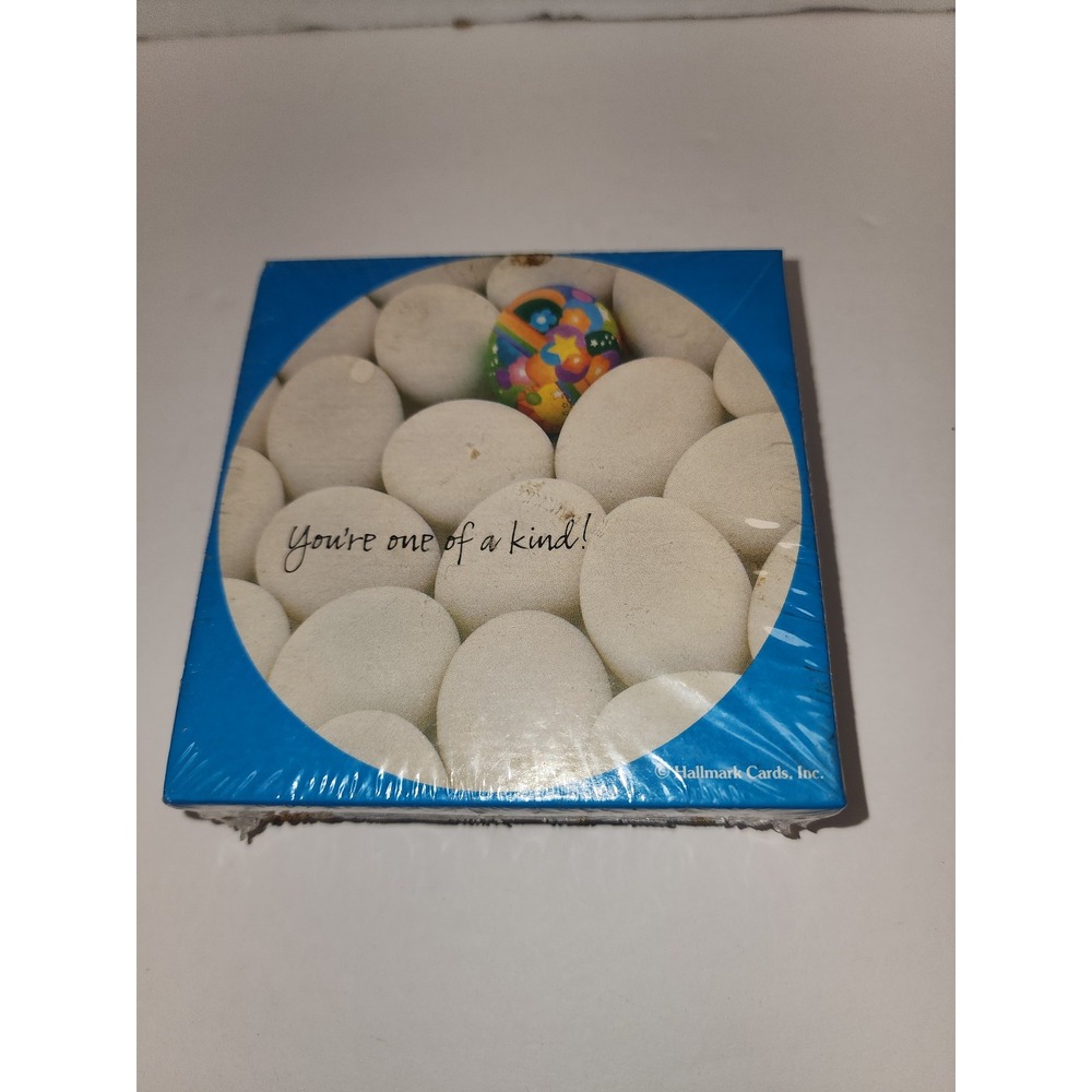 Vintage Hallmark NOS‎ You're One of a Kind Mini Jigsaw Puzzle Easter Eggs